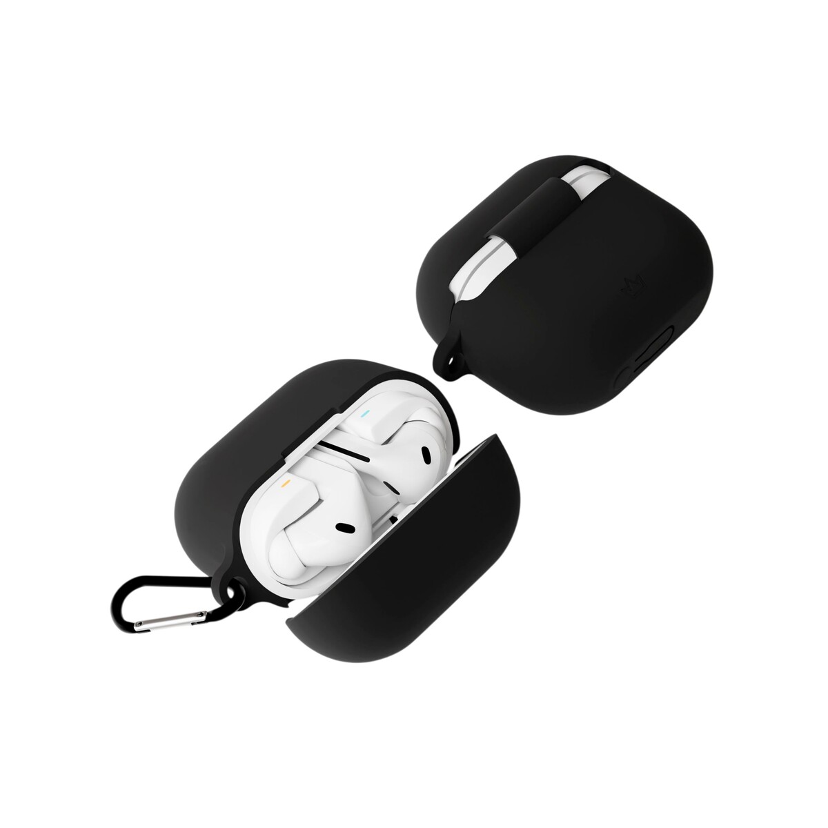 Чехол силиконовый VLP Charm Case для Samsung Buds 3/ 3 Pro, черный