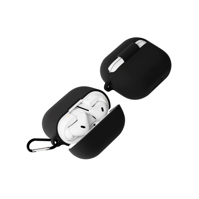 Чехол силиконовый VLP Charm Case для Samsung Buds 3 / 3 Pro, черный Чехол силиконовый VLP Charm Case для Samsung Buds 3 / 3 Pro, черный