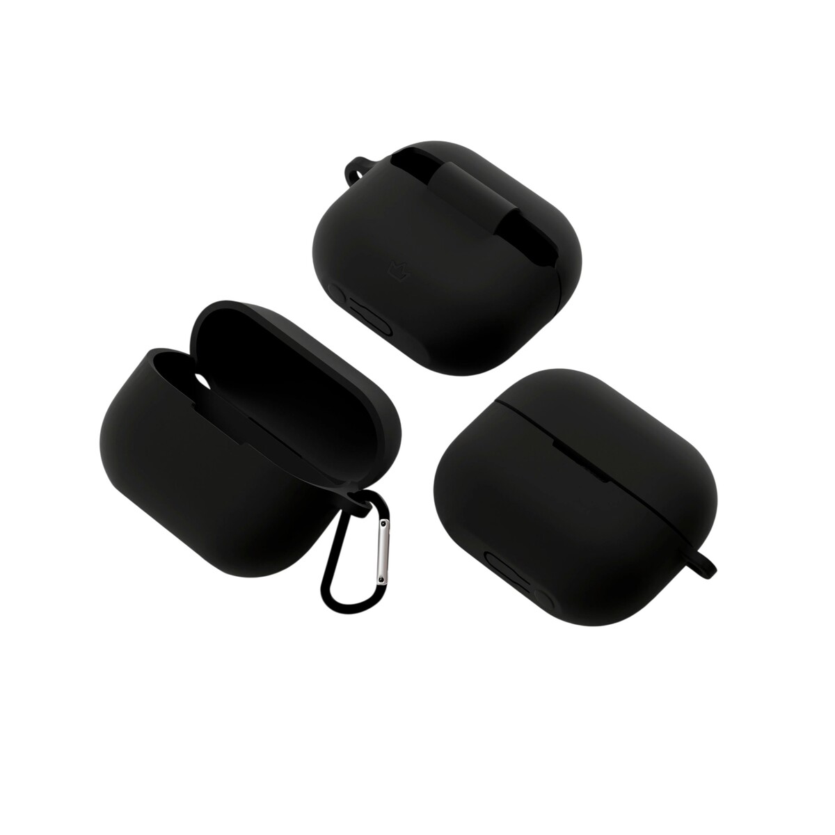 Чехол силиконовый VLP Charm Case для Samsung Buds 3/ 3 Pro, черный