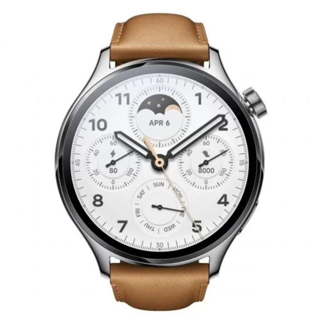 Умные часы Xiaomi Watch S1 Pro M2135W1 (Цвет: Silver/Brown)