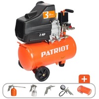 Компрессор поршневой Patriot EURO 24-240K (Цвет: Orange/Black)