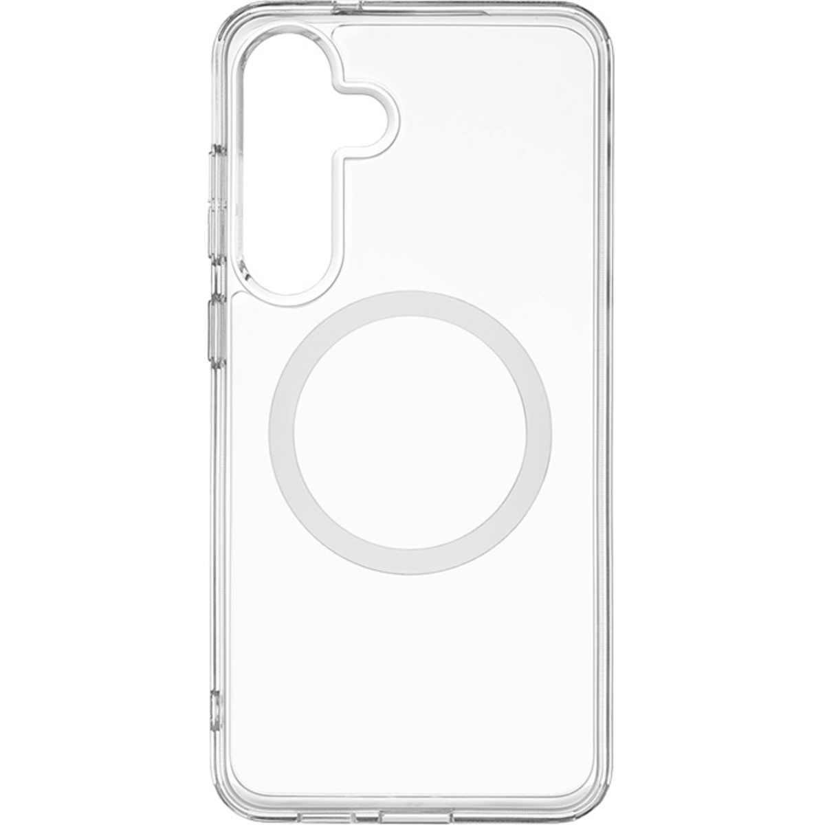 Чехол-накладка uBear Real Mag Case для смартфона Samsung Galaxy S25 Plus (Цвет: Crystal Clear)