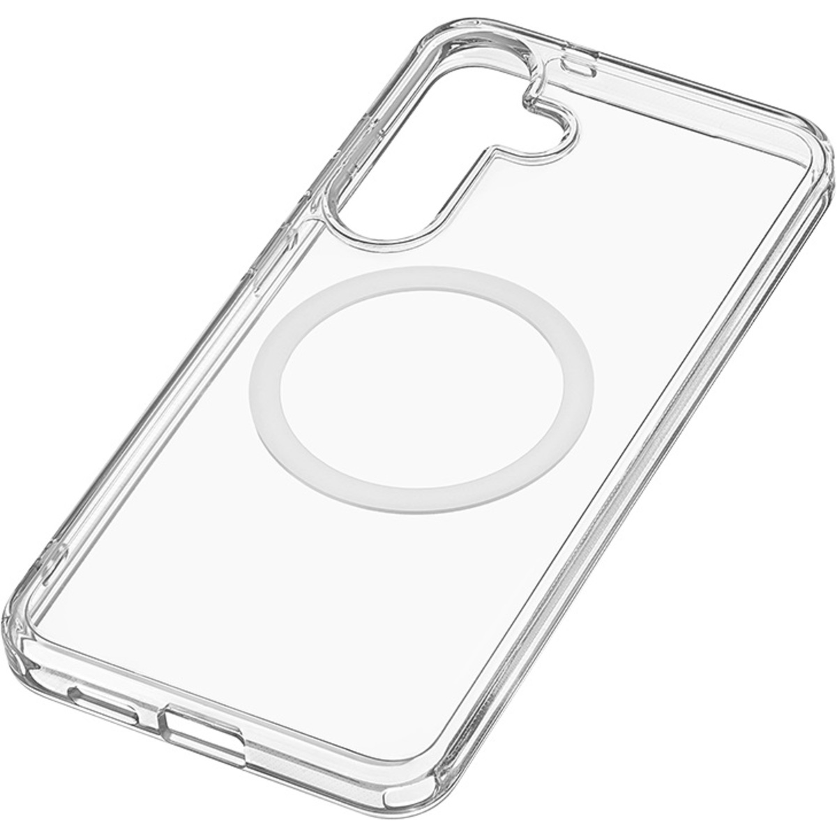 Чехол-накладка uBear Real Mag Case для смартфона Samsung Galaxy S25 Plus (Цвет: Crystal Clear)