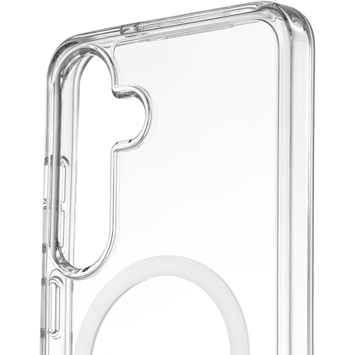 Чехол-накладка uBear Real Mag Case для смартфона Samsung Galaxy S25 Plus (Цвет: Crystal Clear)