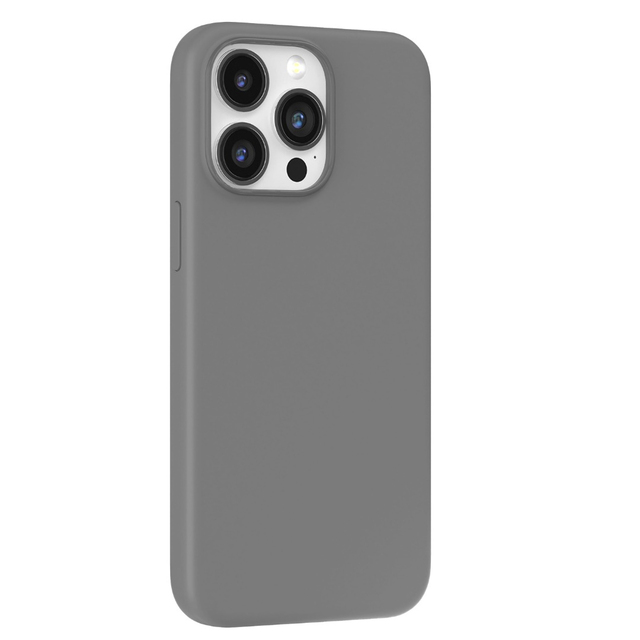 Чехол-накладка Devia Nature Series Silicone Case для iPhone 15 Pro (Цвет: Gray)