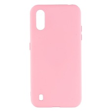 Чехол-накладка Silicon Case для смартфона Samsung Galaxy A01 (Цвет: Pink)