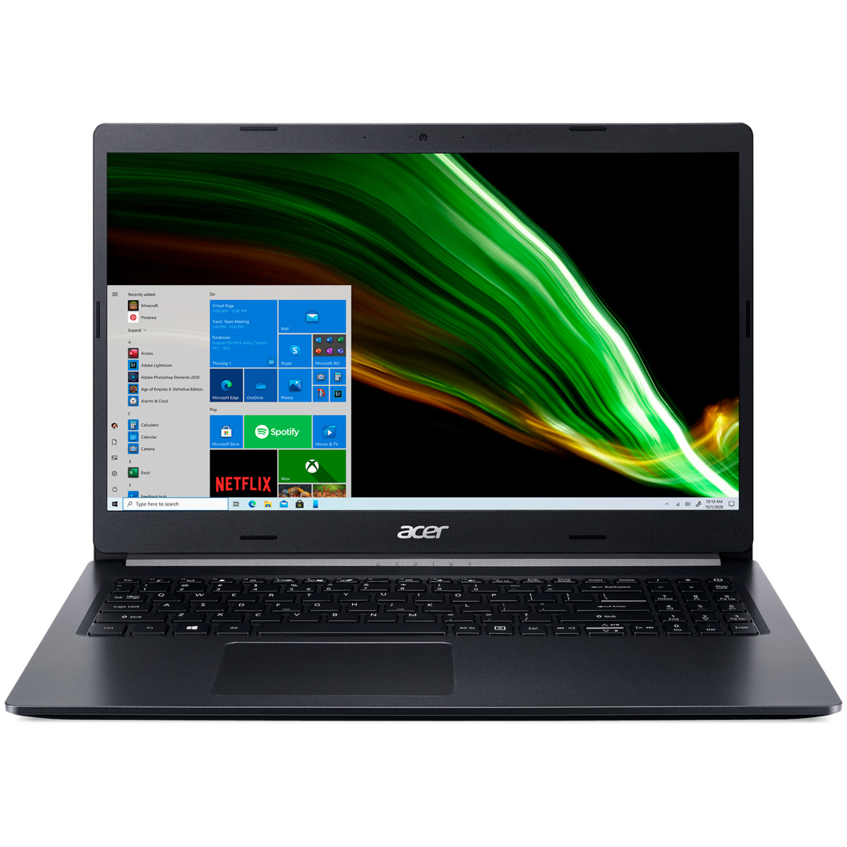 Ноутбук Acer Aspire 5 A515-45-R4FZ Ryzen 5 5500U 8Gb SSD128Gb AMD Radeon 15.6 IPS FHD (1920x1080) Windows 10 black WiFi BT Cam