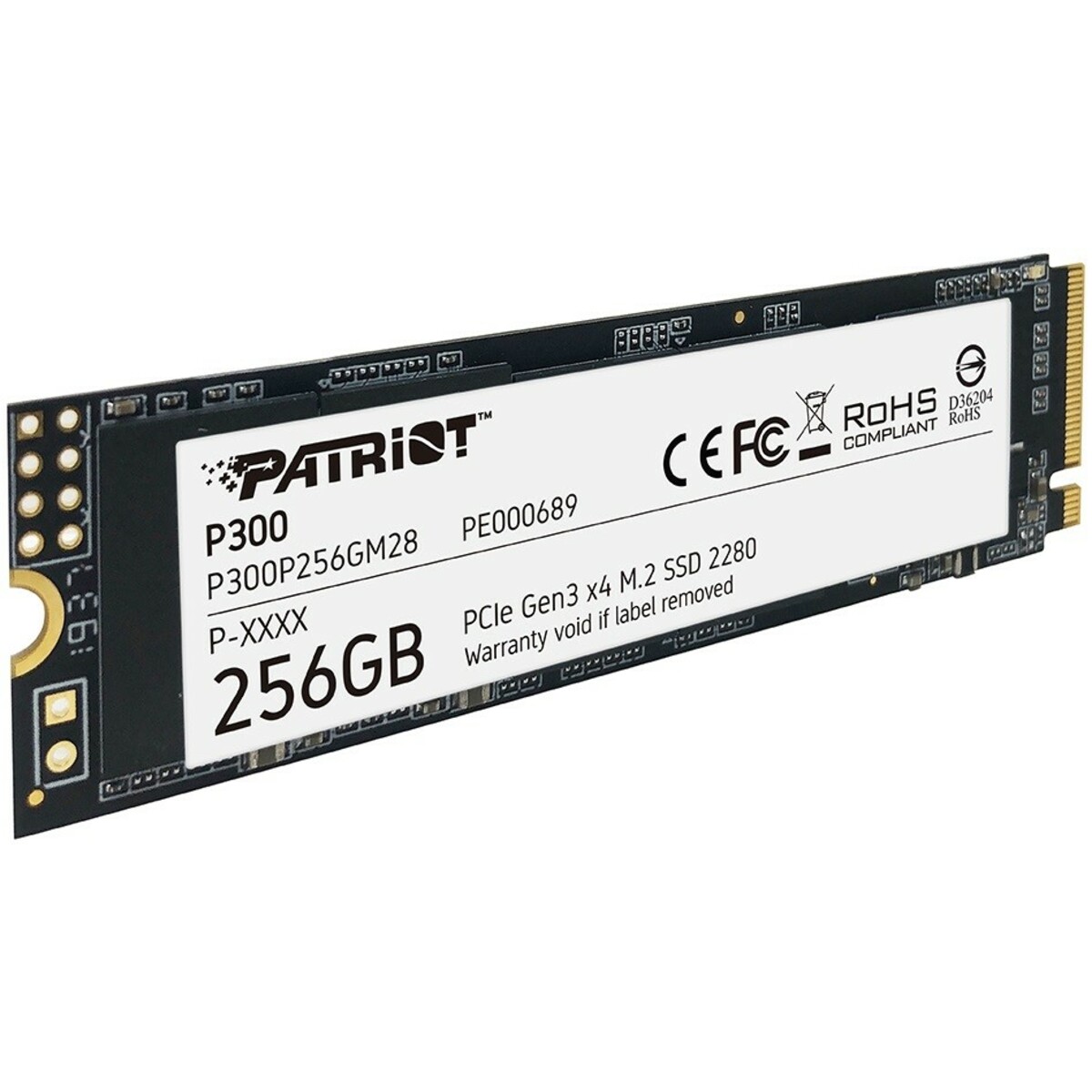 Накопитель SSD Patriot PCI-E 3.0 x4 256Gb P300P256GM28