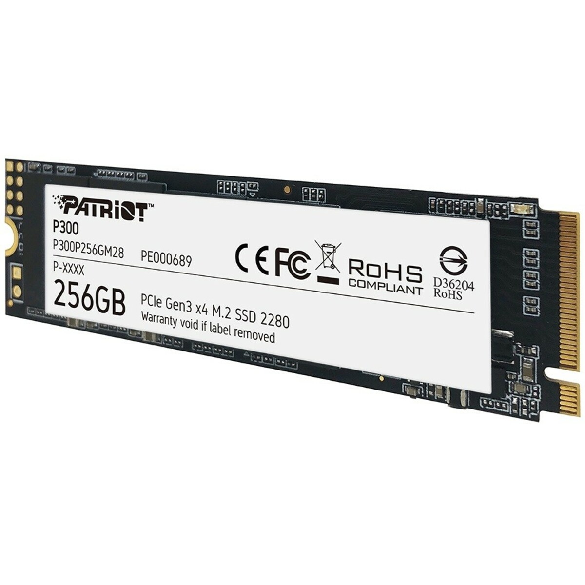 Накопитель SSD Patriot PCI-E 3.0 x4 256Gb P300P256GM28