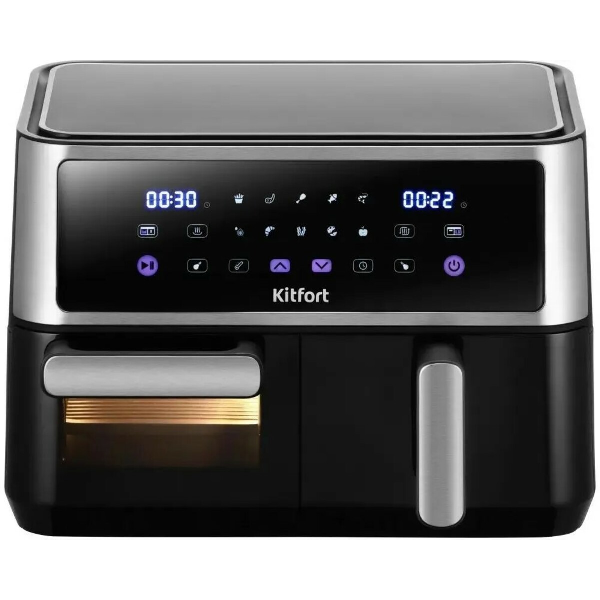 Аэрогриль Kitfort КТ-2256 (Цвет: Black/Silver)