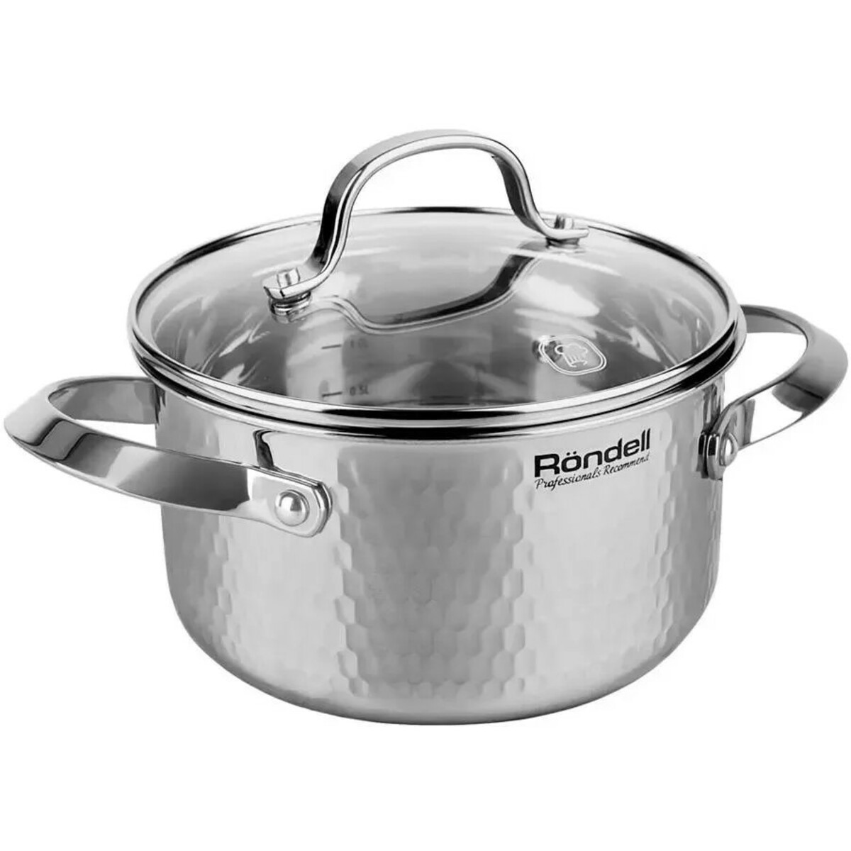 Кастрюля Rondell RainDrops RDS-1293 (Цвет: Inox)