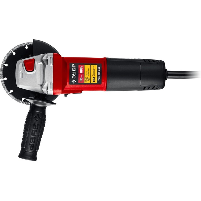 Углошлифовальная машина Зубр УШМ-115-805 (Цвет: Red)