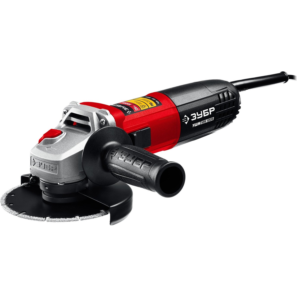Углошлифовальная машина Зубр УШМ-125-1005 (Цвет: Red)