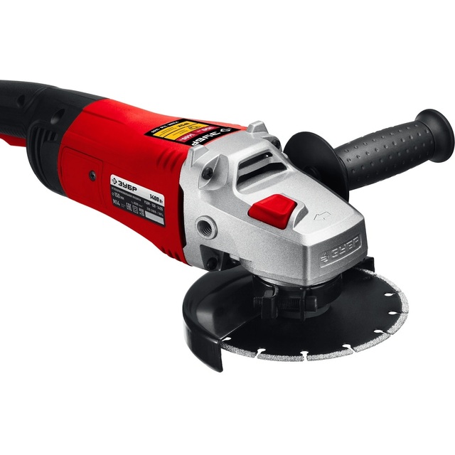 Углошлифовальная машина Зубр УШМ-150-1405 (Цвет: Red) Углошлифовальная машина Зубр УШМ-150-1405 (Цвет: Red)