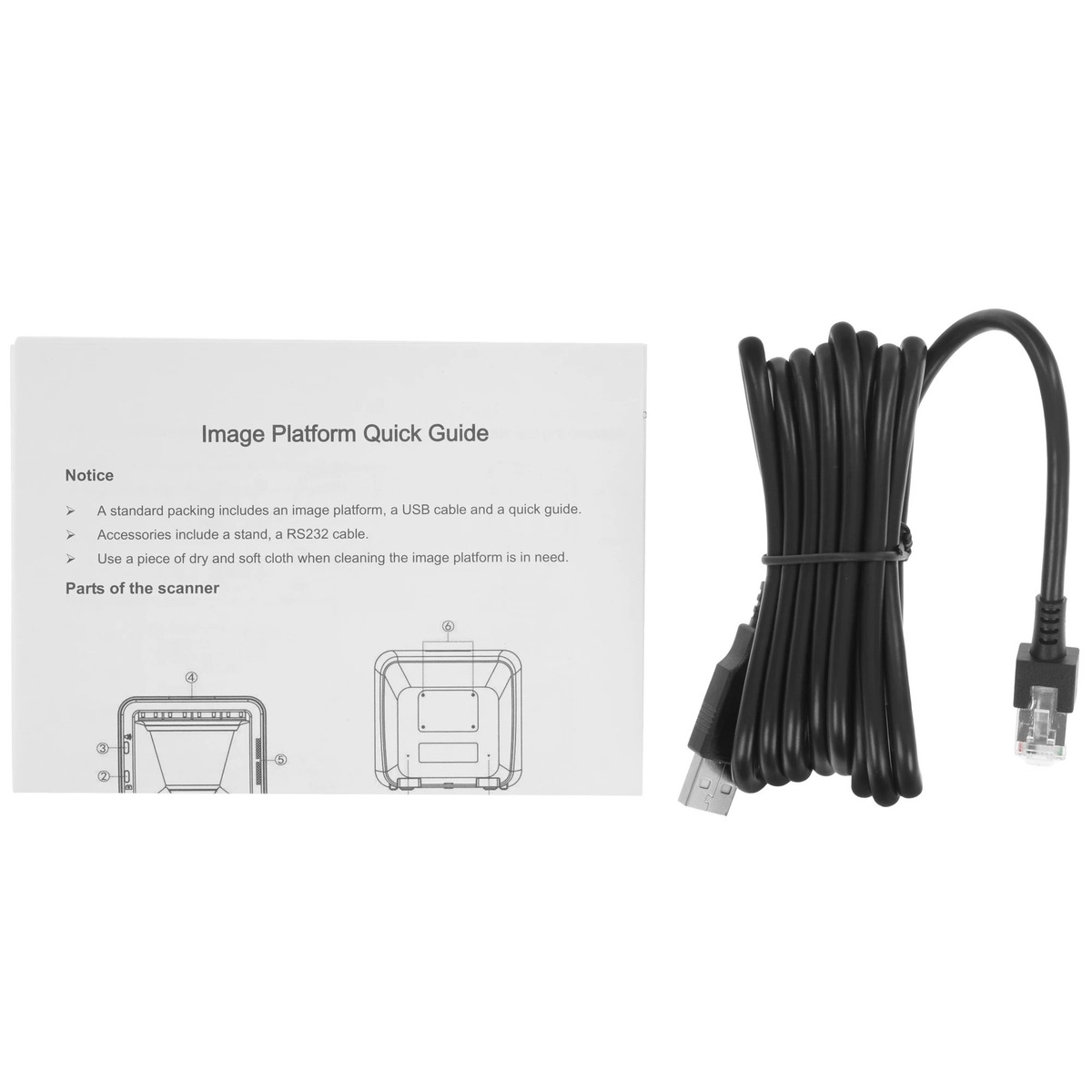 Сканер штрих-кода Mindeo MP8610 1D/2D, черный