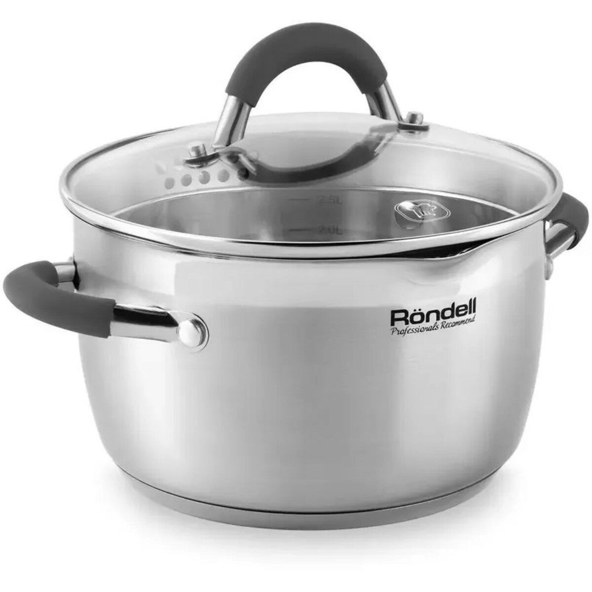 Кастрюля Rondell Flamme RDS-023 (Цвет: Inox)