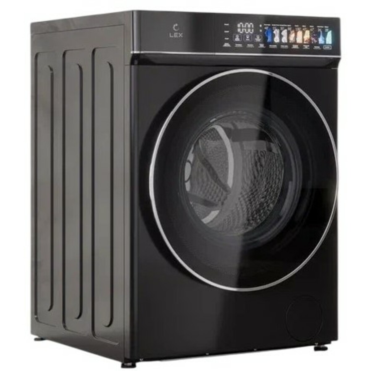 Стиральная машина LEX LWM08012BLTHID slim, черный