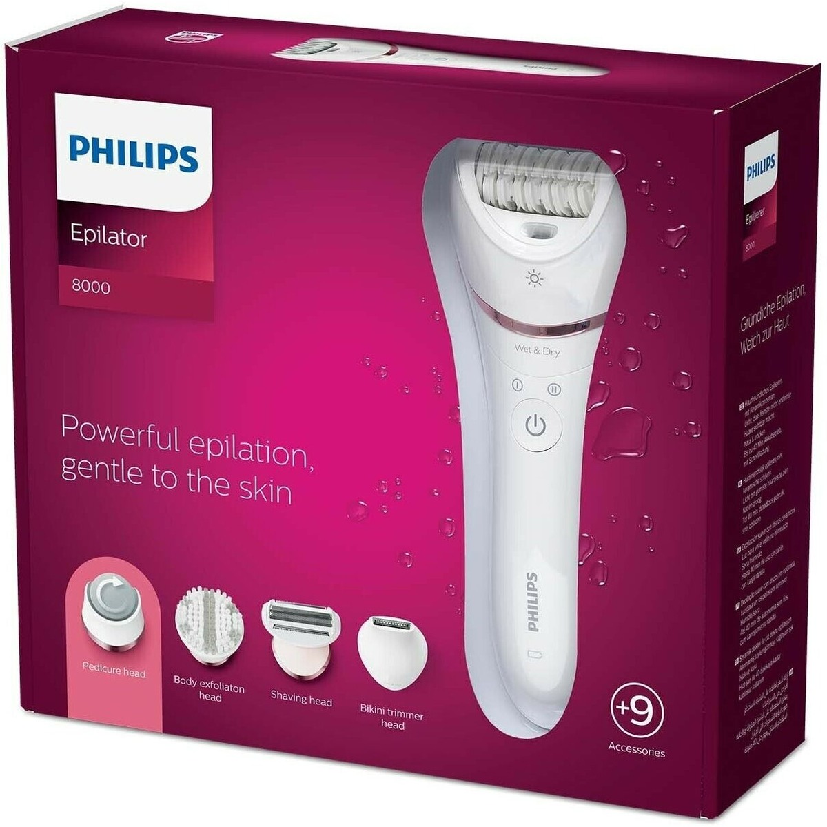 Эпилятор Philips BRE740/10 (Цвет: White)