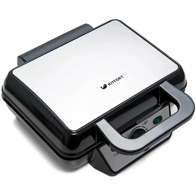 Вафельница Kitfort KT-1620 (Цвет: Silver / Black) Вафельница Kitfort KT-1620 (Цвет: Silver / Black)