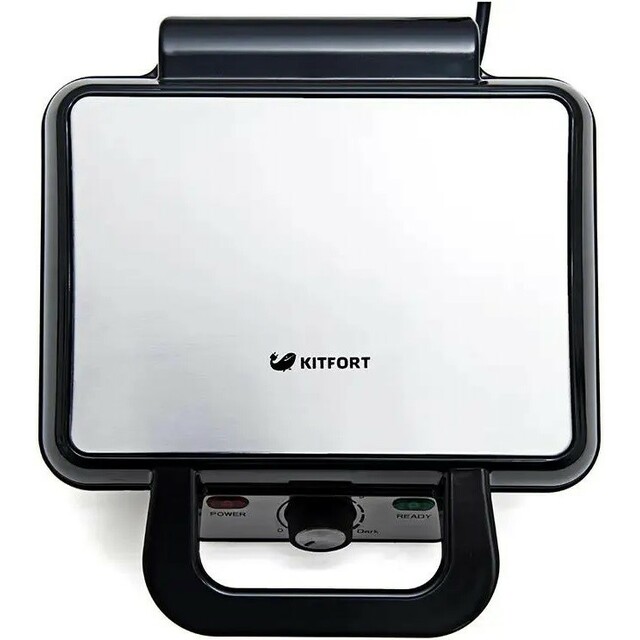 Вафельница Kitfort KT-1620 (Цвет: Silver / Black) Вафельница Kitfort KT-1620 (Цвет: Silver / Black)