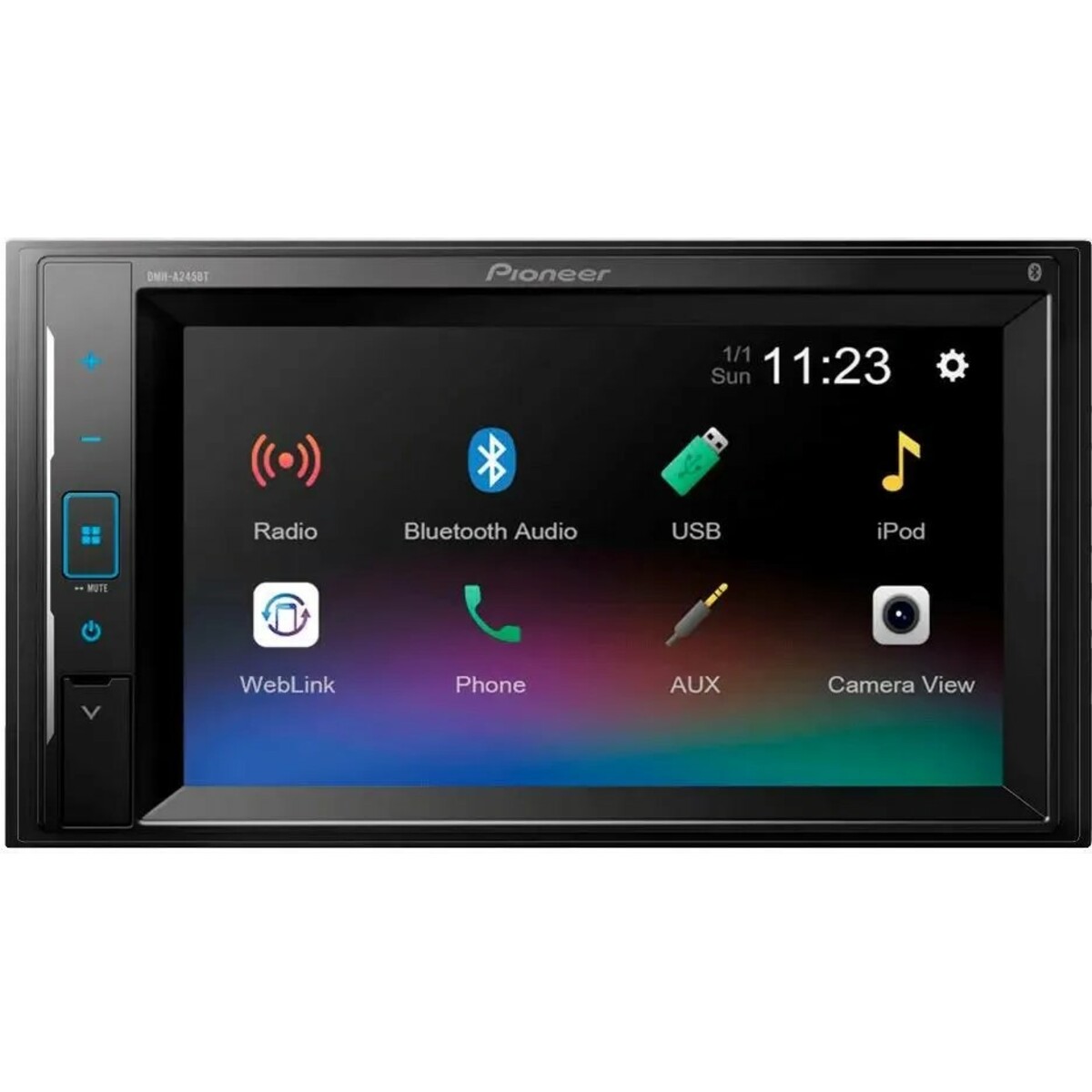 Автомагнитола Pioneer DMH-A245BT, черный