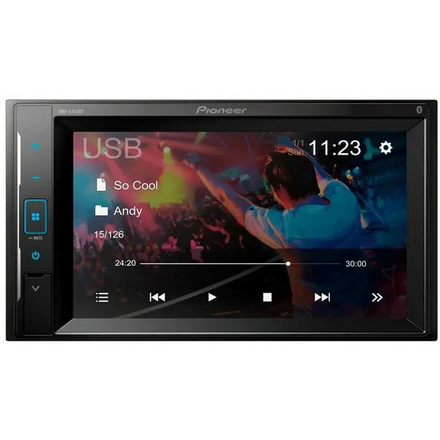 Автомагнитола Pioneer DMH-A245BT, черный