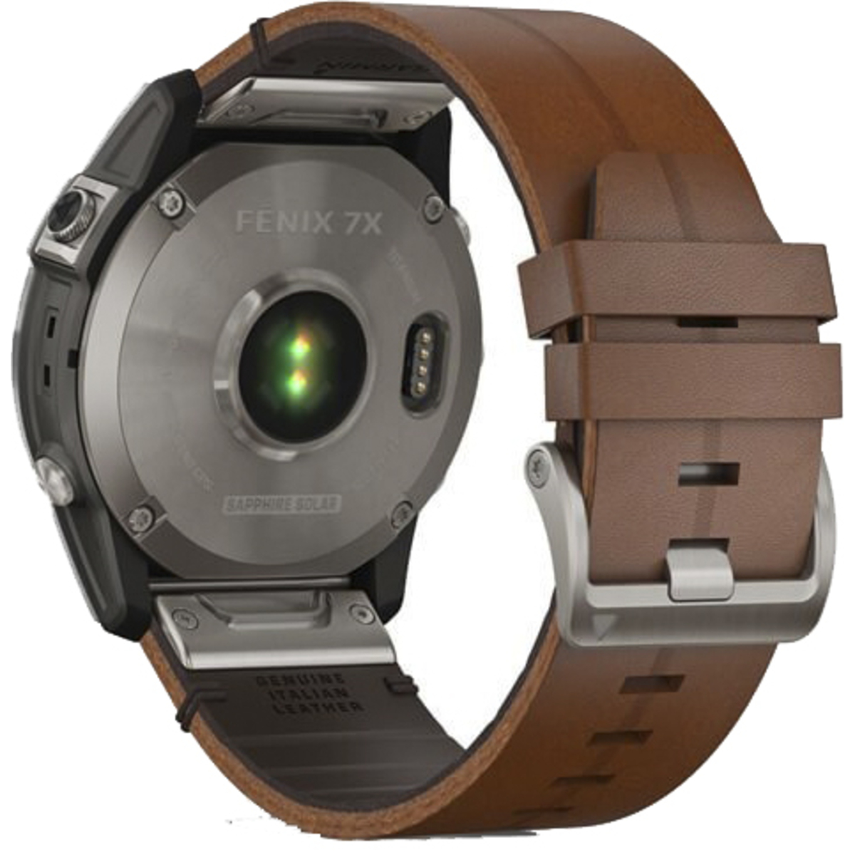 Умные часы Garmin Fenix 7X Sapphire Solar Leather (Цвет: Black Brown)