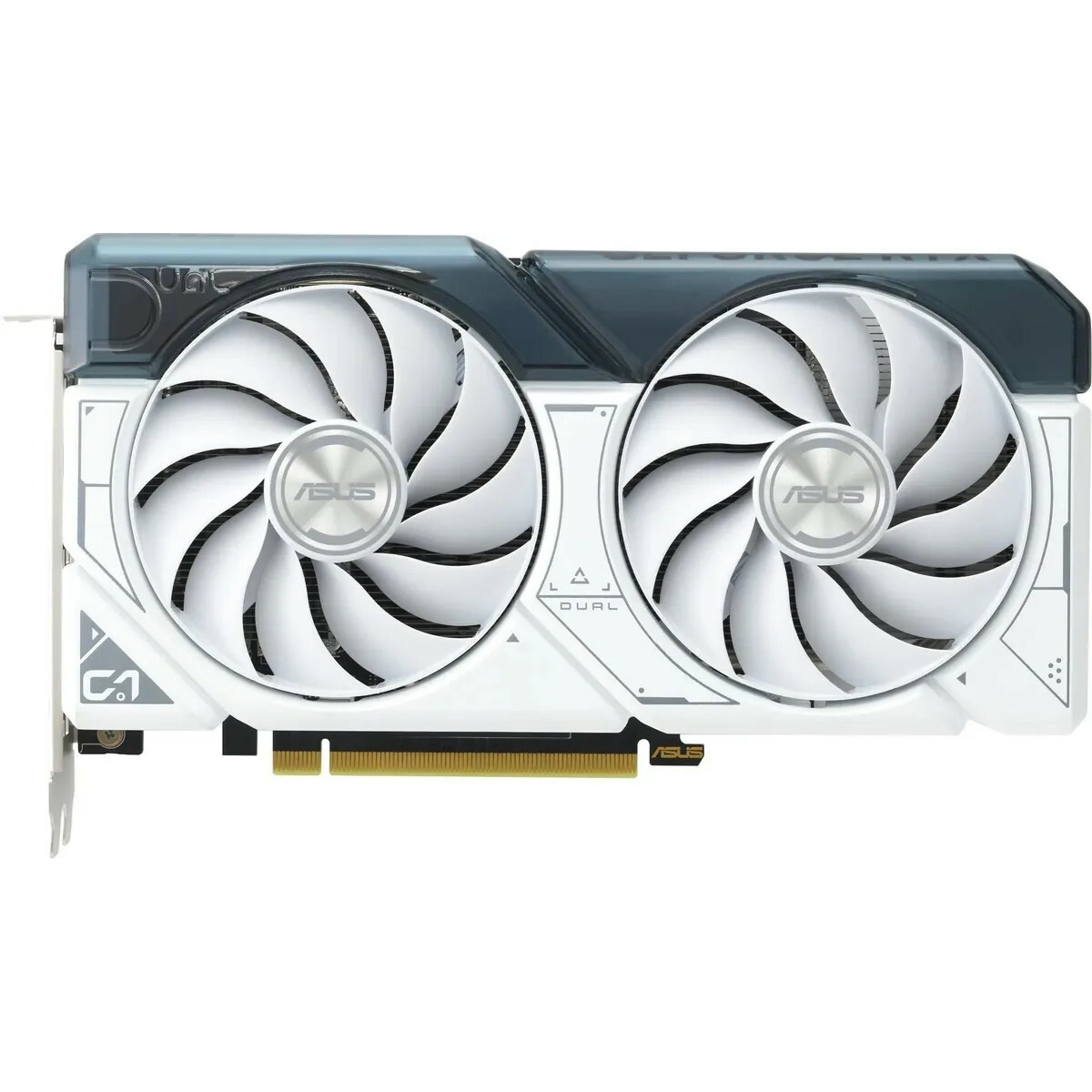 Видеокарта Asus PCI-E 4.0 DUAL-RTX4060-O8G-WHITE NVIDIA GeForce RTX 4060 8192Mb 128 GDDR6 2505 / 17000 HDMIx1 DPx3 HDCP Ret