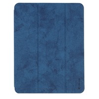 Чехол-книжка Comma Leather Case with Pencil Slot для iPad Air4 10.9 (2020) (Цвет: Blue)