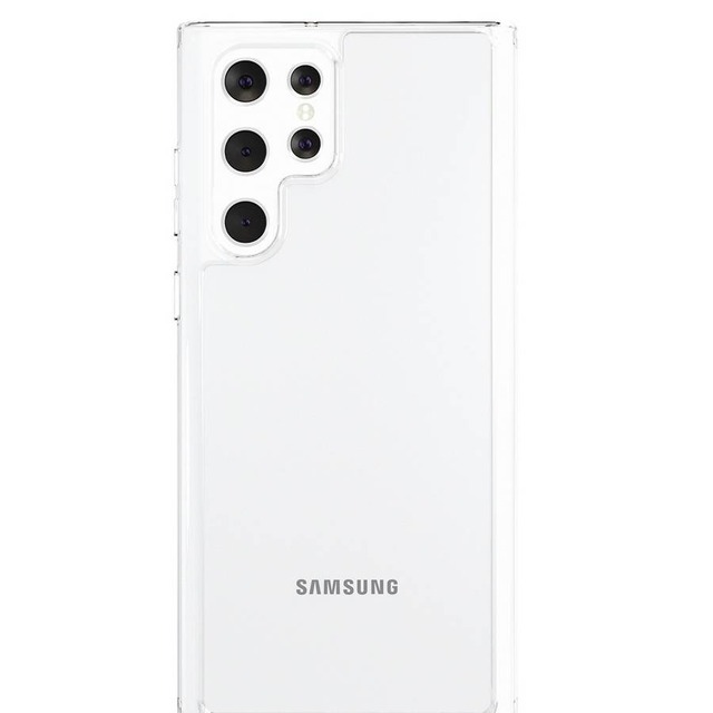 Чехол-накладка VLP Crystal Сase для смартфона Samsung Galaxy S22 Ultra (Цвет: Clear)