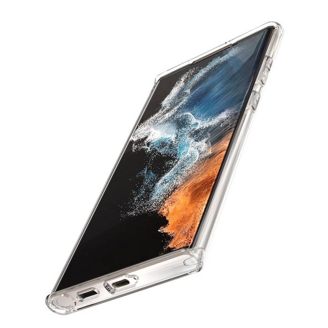 Чехол-накладка VLP Crystal Сase для смартфона Samsung Galaxy S22 Ultra (Цвет: Clear)