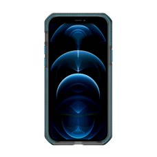 Чехол-накладка iTskins Supreme Frost для смартфона iPhone 12 / 12 Pro (Цвет: Black / Blue)