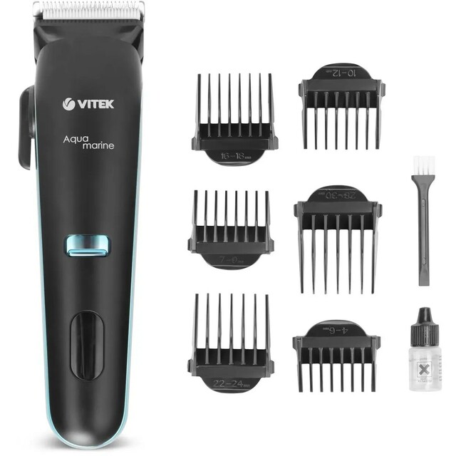 Машинка для стрижки Vitek Aquamarine VT-1353, черный
