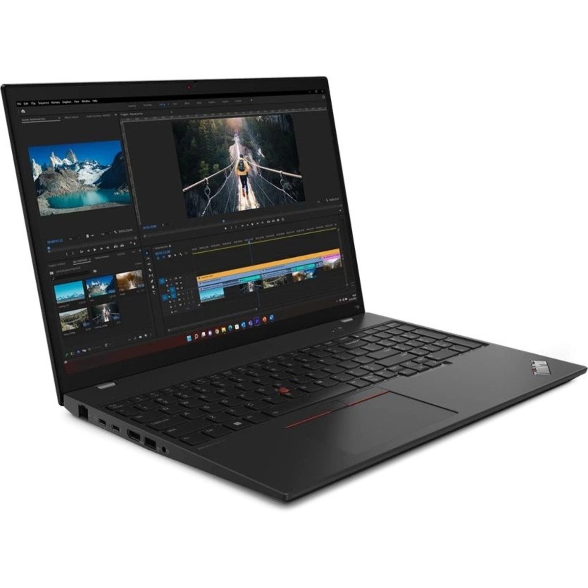 Ноутбук Lenovo ThinkPad T16 G2 Core i7 1355U 16Gb SSD1Tb Intel Iris Xe graphics 16 IPS WUXGA (1920x1200) Windows 11 Professional 64 black WiFi BT Cam 65mAh (21HJS6SP00)