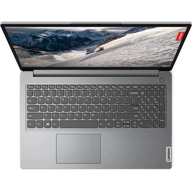 Ноутбук Lenovo IdeaPad 1 15AMN7 Ryzen 3 7320U 8Gb SSD256Gb AMD Radeon 610M 15.6 TN FHD (1920x1080) noOS grey WiFi BT Cam (82VG00MQUE)