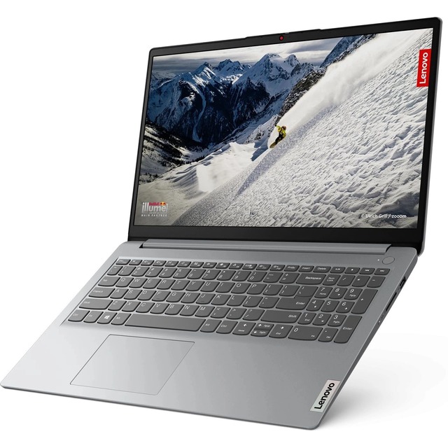 Ноутбук Lenovo IdeaPad 1 15AMN7 Ryzen 3 7320U 8Gb SSD256Gb AMD Radeon 610M 15.6 TN FHD (1920x1080) noOS grey WiFi BT Cam (82VG00MQUE)