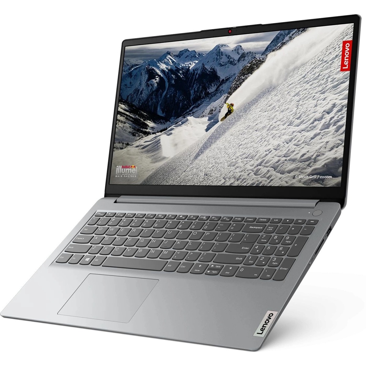 Ноутбук Lenovo IdeaPad 1 15AMN7 Ryzen 3 7320U 8Gb SSD512Gb AMD Radeon 610M 15.6 TN FHD (1920x1080) noOS grey WiFi BT Cam (82VG00MSUE)