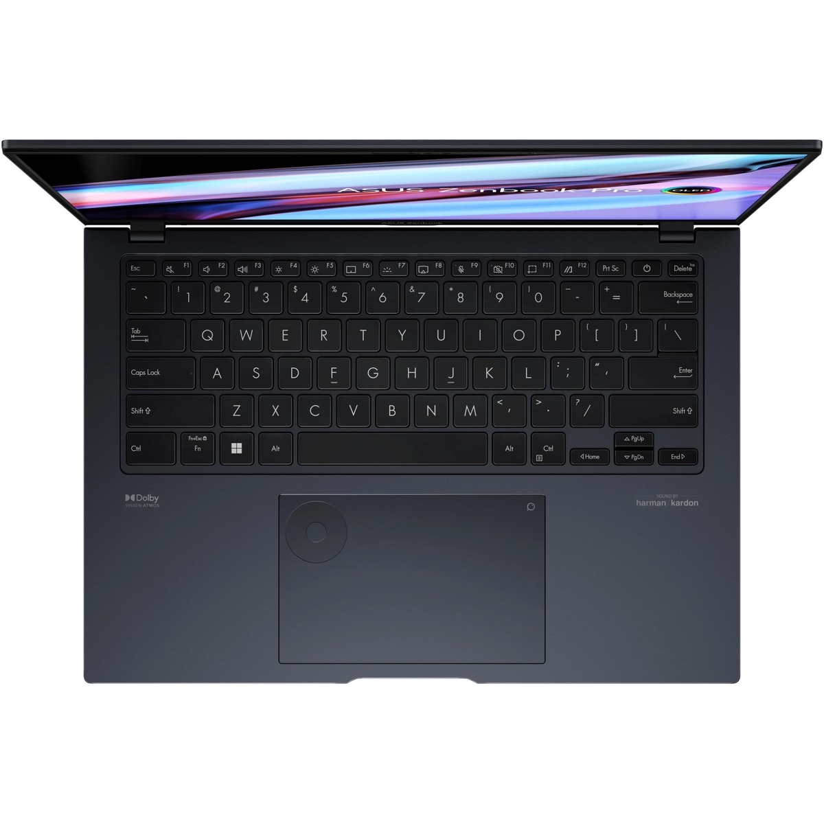 Ноутбук Asus Zenbook Pro 14 OLED UX6404VI-P1125X Core i9 13900H 32Gb SSD2Tb NVIDIA GeForce RTX4070 8Gb 14.5 OLED Touch 2.8K (2880x1800) Windows 11 Professional black WiFi BT Cam Bag (90NB0Z81-M00560)