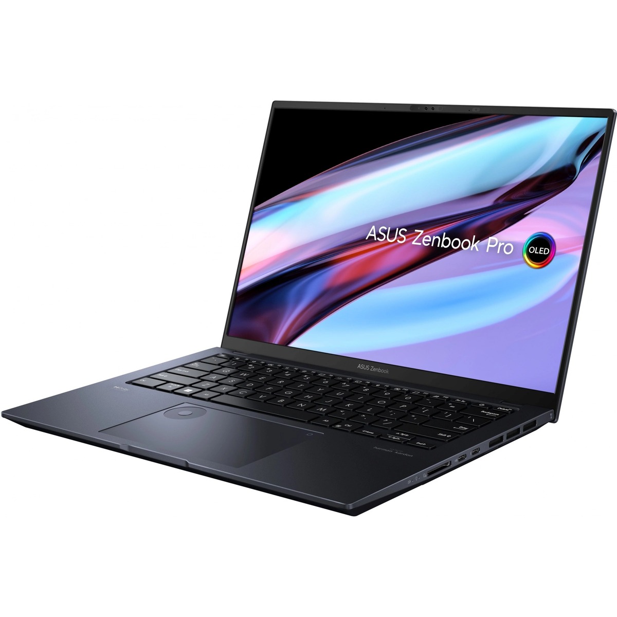 Ноутбук Asus Zenbook Pro 14 OLED UX6404VI-P1125X Core i9 13900H 32Gb SSD2Tb NVIDIA GeForce RTX4070 8Gb 14.5 OLED Touch 2.8K (2880x1800) Windows 11 Professional black WiFi BT Cam Bag (90NB0Z81-M00560)