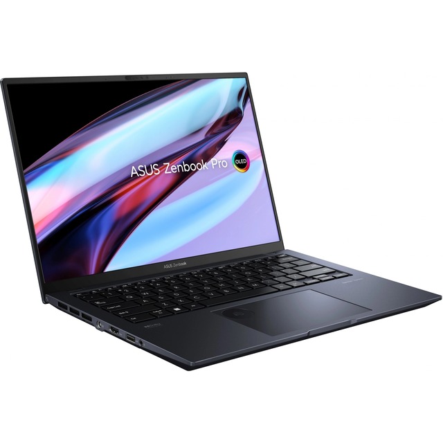 Ноутбук Asus Zenbook Pro 14 OLED UX6404VI-P1125X Core i9 13900H 32Gb SSD2Tb NVIDIA GeForce RTX4070 8Gb 14.5 OLED Touch 2.8K (2880x1800) Windows 11 Professional black WiFi BT Cam Bag (90NB0Z81-M00560)