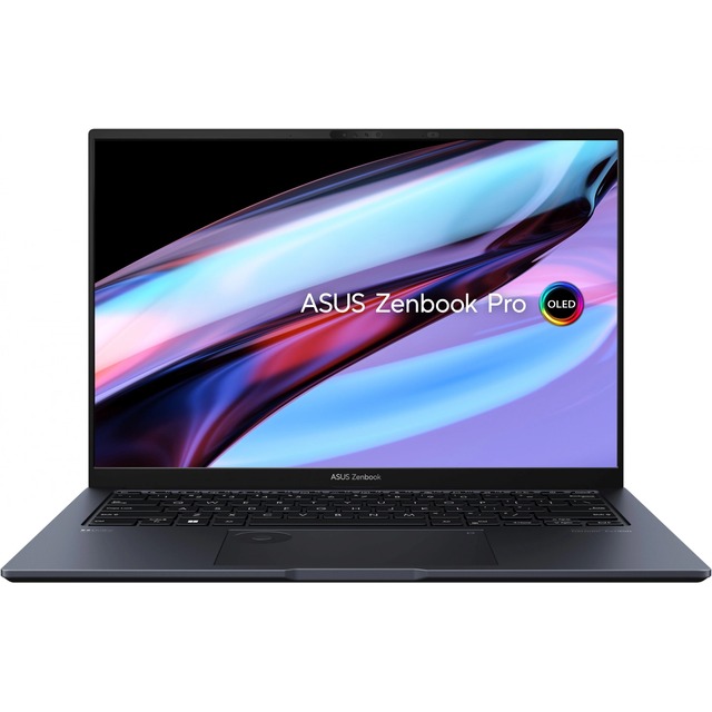 Ноутбук Asus Zenbook Pro 14 OLED UX6404VI-P1125X Core i9 13900H 32Gb SSD2Tb NVIDIA GeForce RTX4070 8Gb 14.5 OLED Touch 2.8K (2880x1800) Windows 11 Professional black WiFi BT Cam Bag (90NB0Z81-M00560)