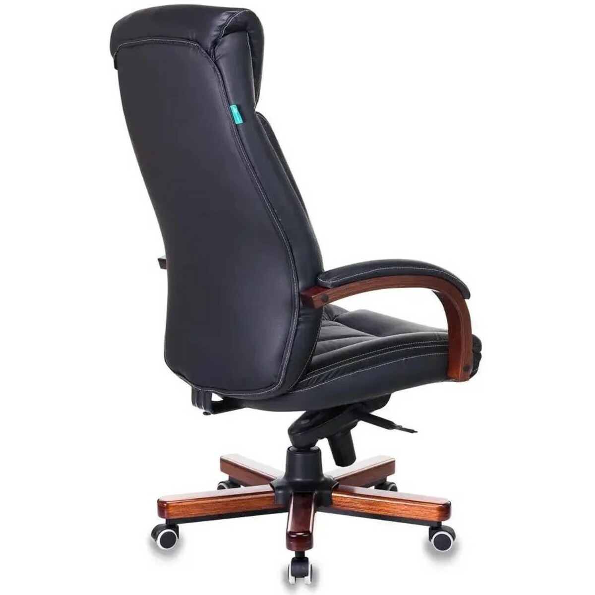 Кресло руководителя Бюрократ T-9922WALNUT, черный 