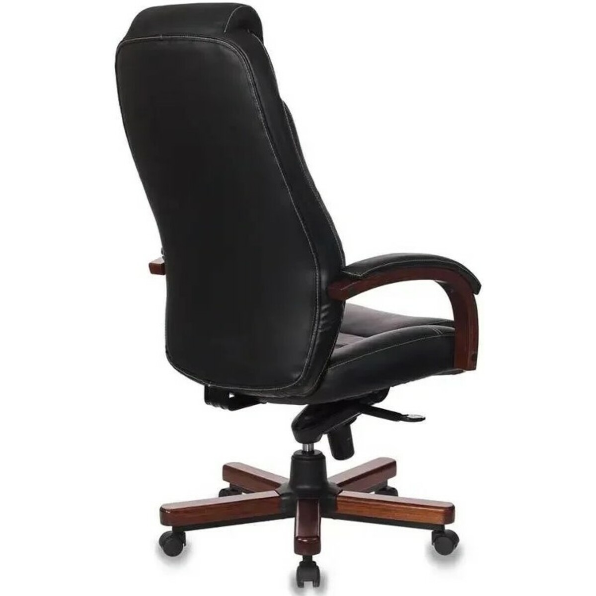 Кресло руководителя Бюрократ T-9923WALNUT, черный 