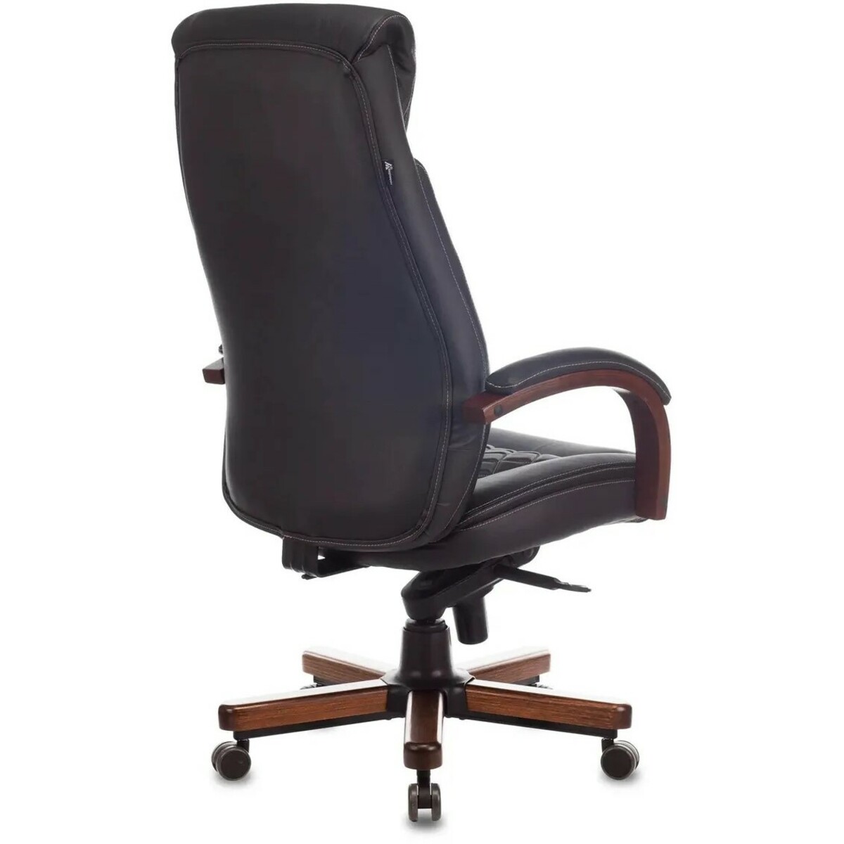 Кресло руководителя Бюрократ T-9924WALNUT, черный 