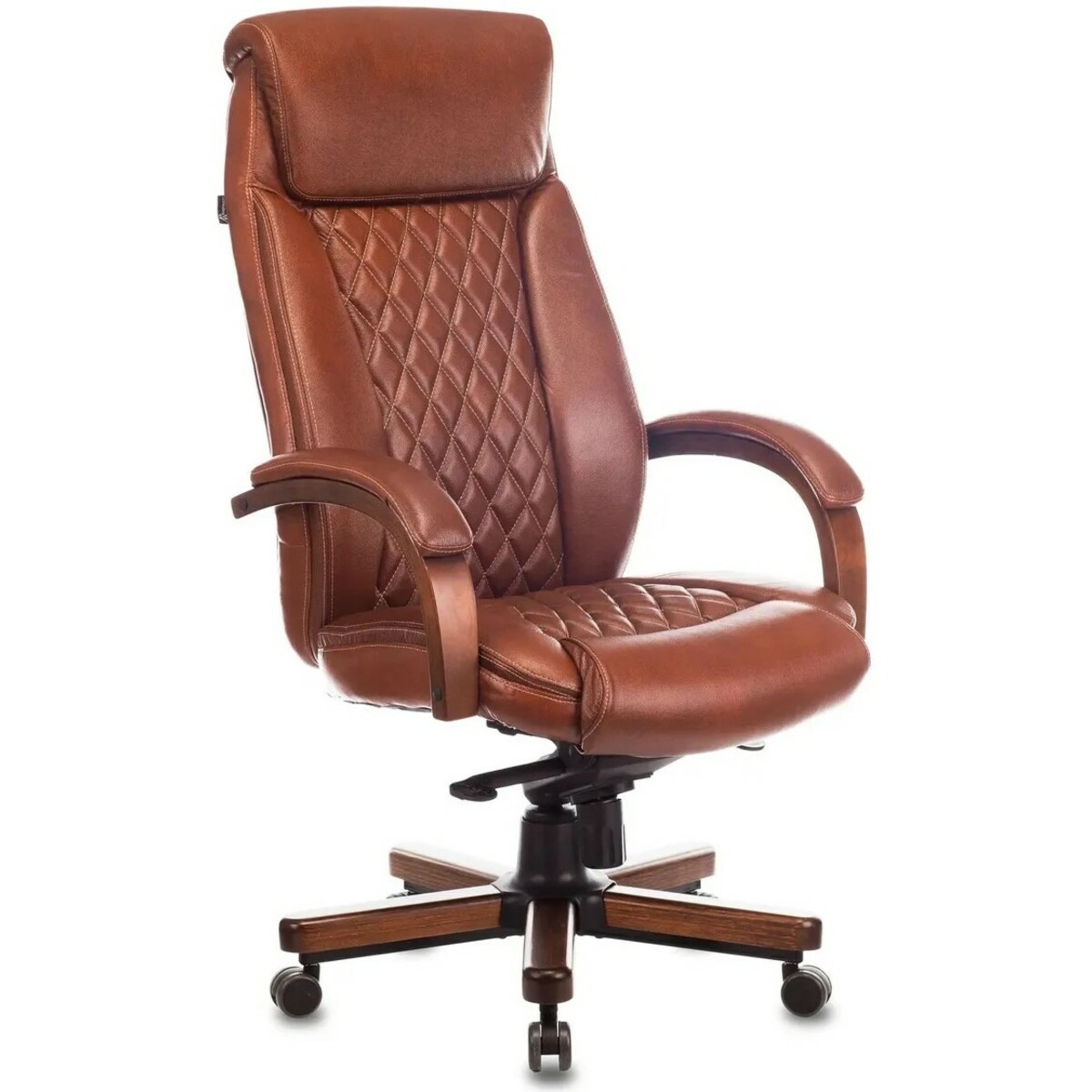 Кресло руководителя Бюрократ T-9924WALNUT (Цвет: Brown)
