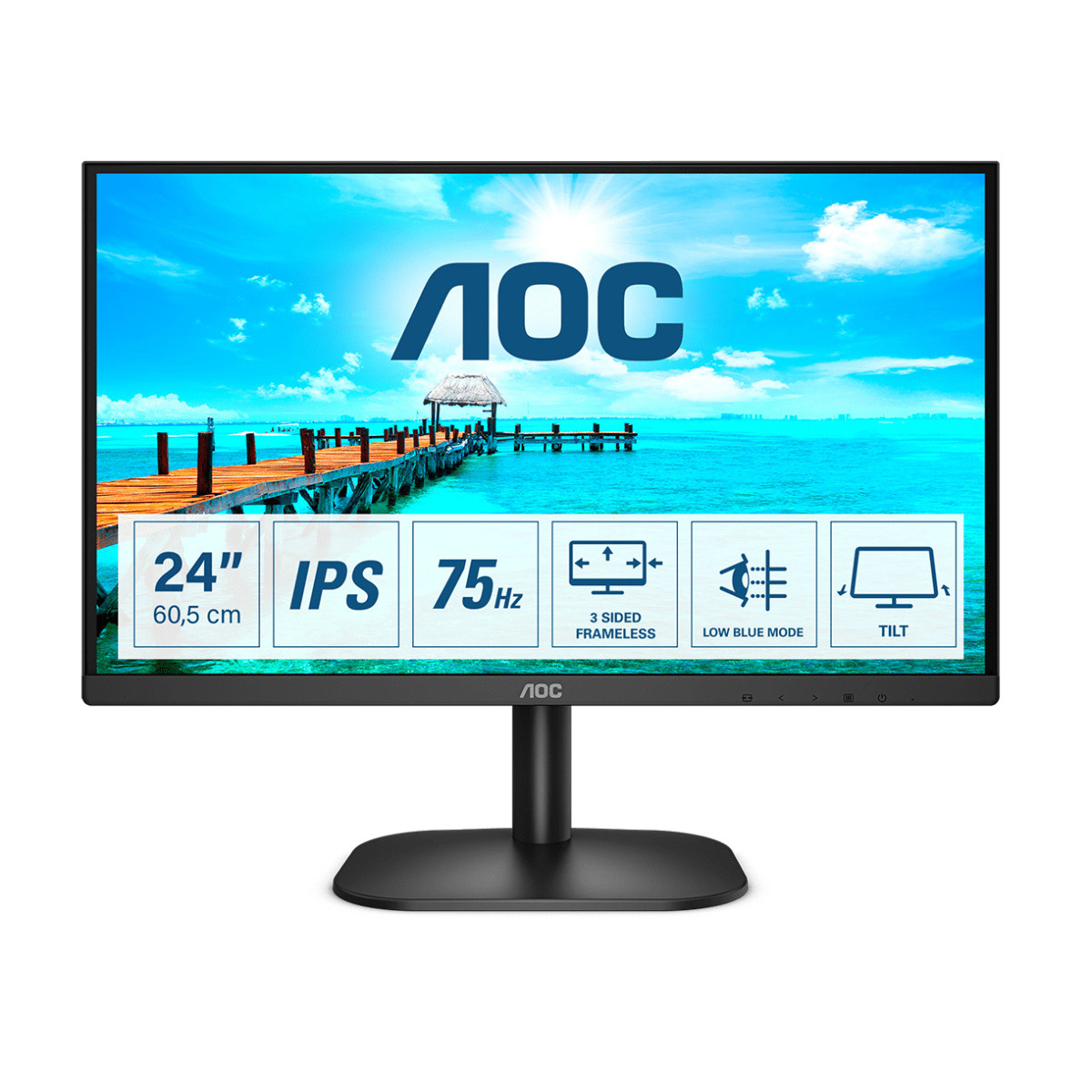 Монитор AOC 24'' 24B2XH (Цвет: Black)