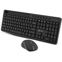 Клавиатура + мышь Oklick S275W, черный