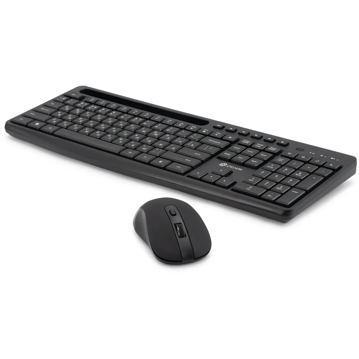 Клавиатура + мышь Oklick S275W, черный