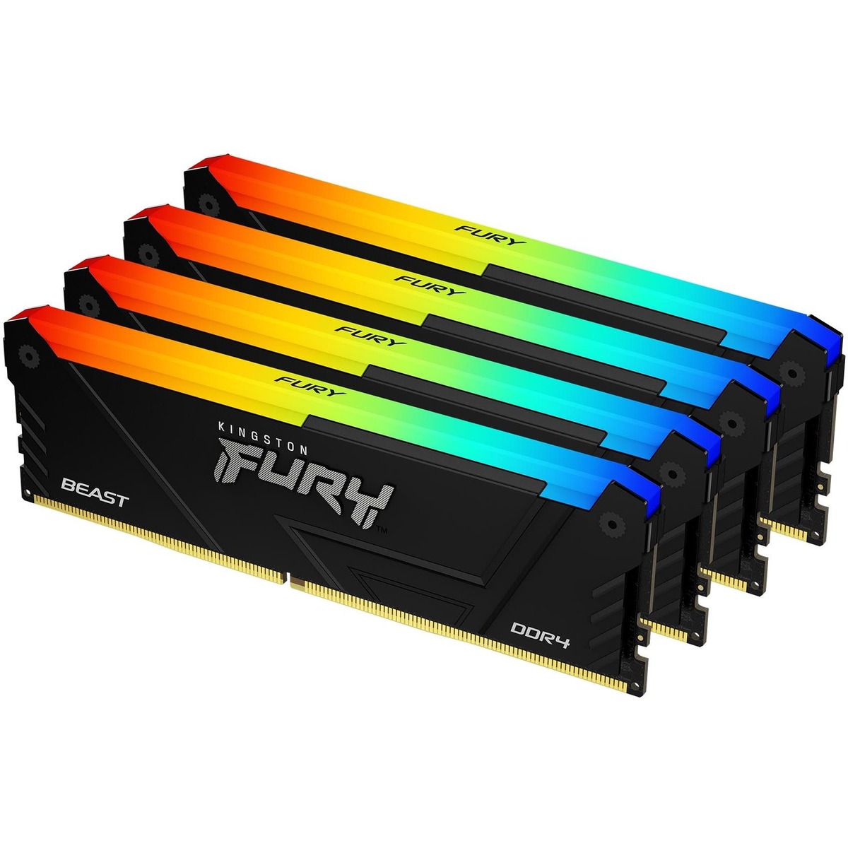 Память DDR4 4x32GB 3200MHz Kingston KF432C16BB2AK4 / 128