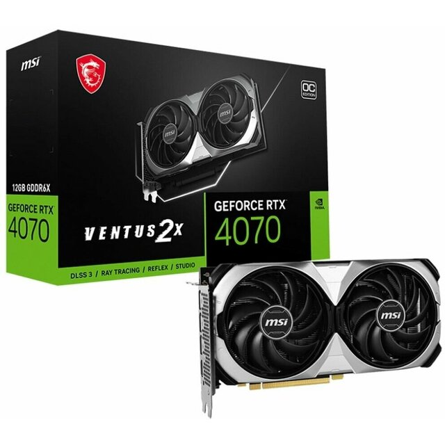Видеокарта MSI GeForce RTX 4070 VENTUS 2X 12G OC